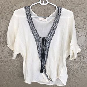 Love Stitch Embroidered Blouse